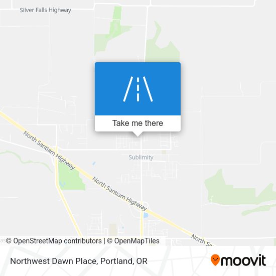 Northwest Dawn Place map