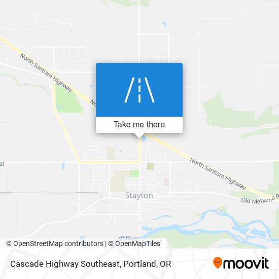 Cascade Highway Southeast map