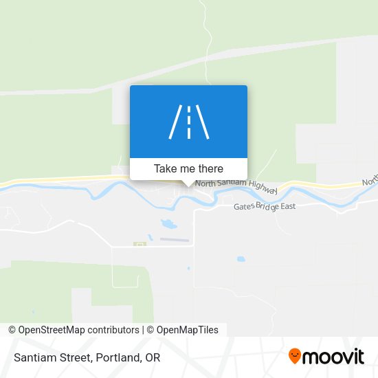 Mapa de Santiam Street