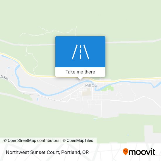 Northwest Sunset Court map