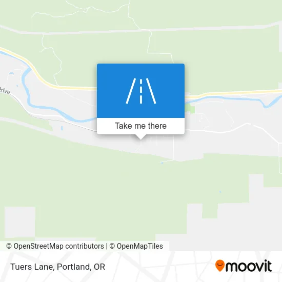 Tuers Lane map