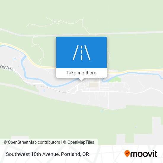 Mapa de Southwest 10th Avenue