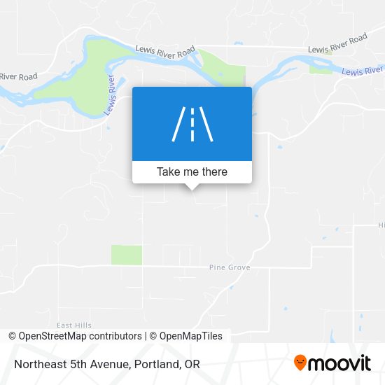 Mapa de Northeast 5th Avenue