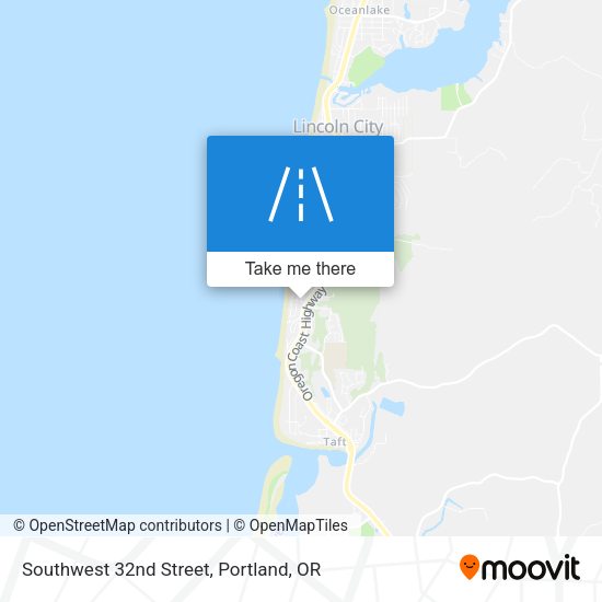 Southwest 32nd Street map