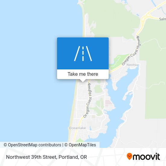 Northwest 39th Street map