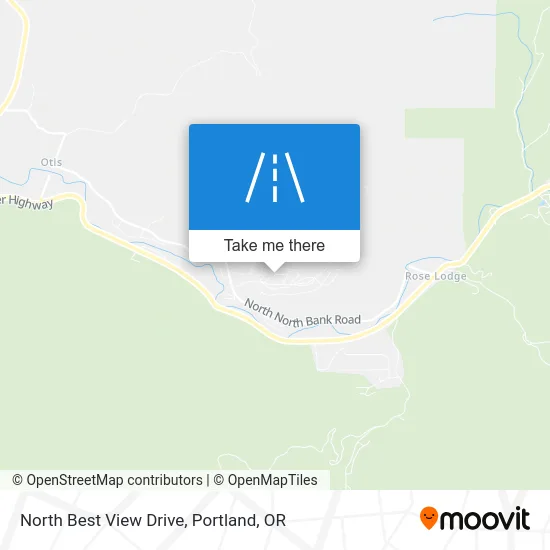 North Best View Drive map