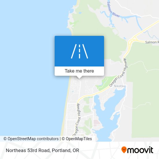 Mapa de Northeas 53rd Road