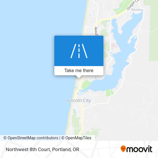 Northwest 8th Court map