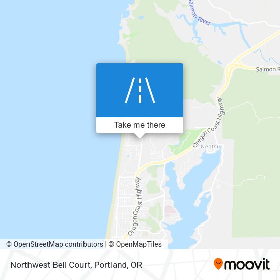 Mapa de Northwest Bell Court
