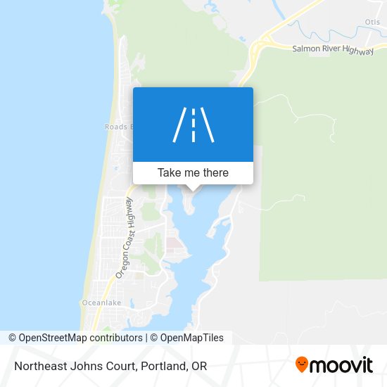Northeast Johns Court map