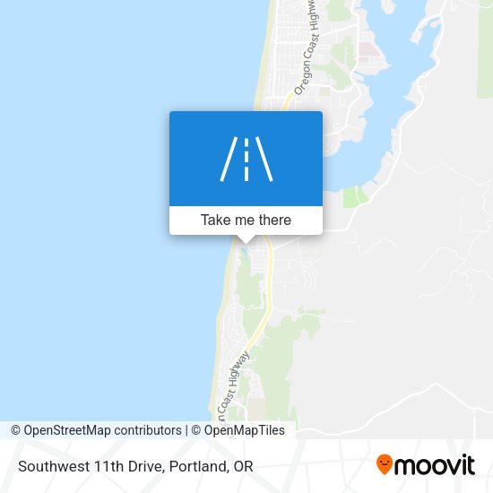 Southwest 11th Drive map