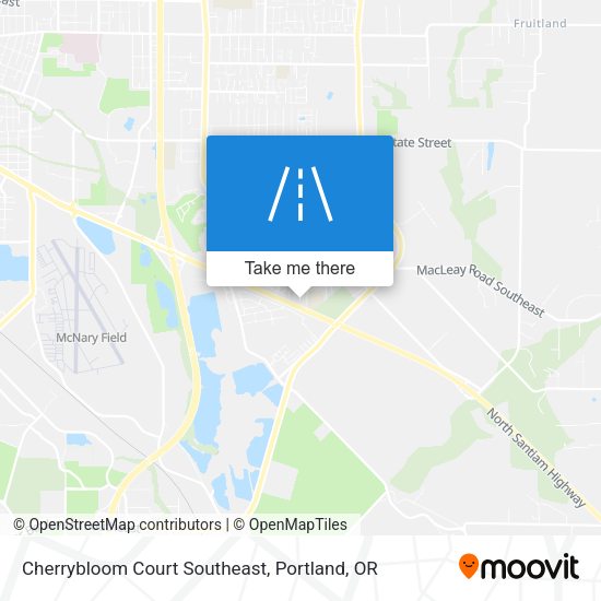 Mapa de Cherrybloom Court Southeast