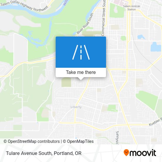 Mapa de Tulare Avenue South