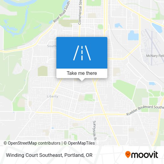 Mapa de Winding Court Southeast