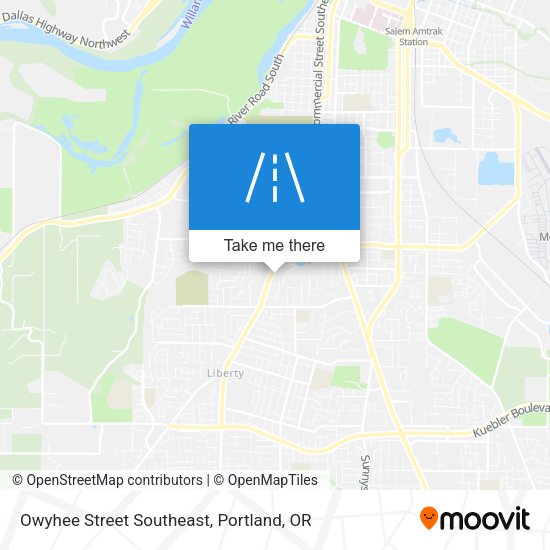 Owyhee Street Southeast map