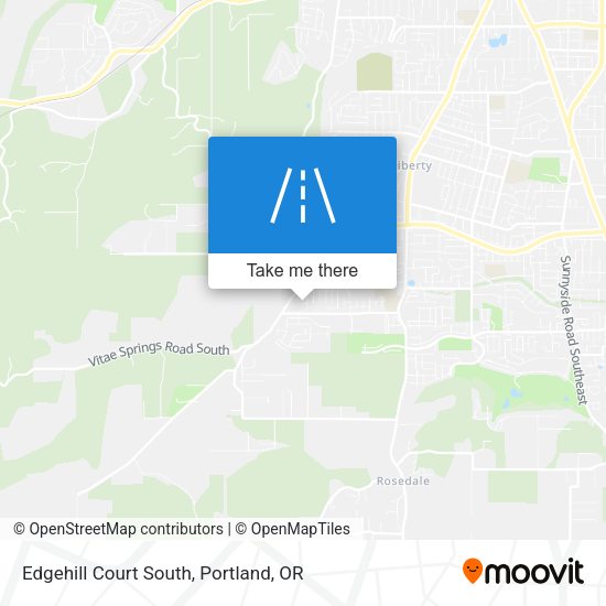 Mapa de Edgehill Court South
