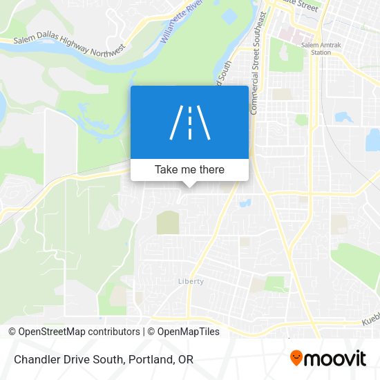 Chandler Drive South map