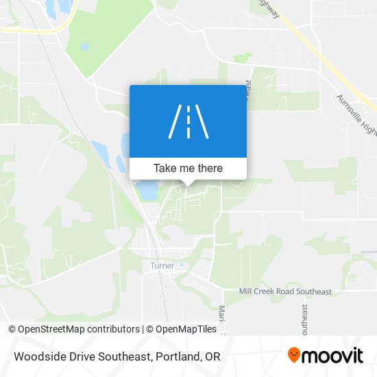 Mapa de Woodside Drive Southeast