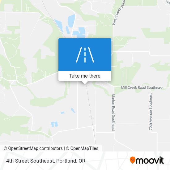 4th Street Southeast map