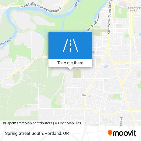Mapa de Spring Street South