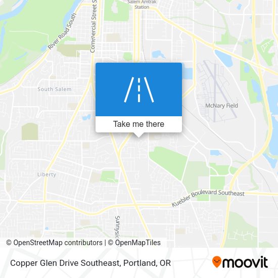 Copper Glen Drive Southeast map