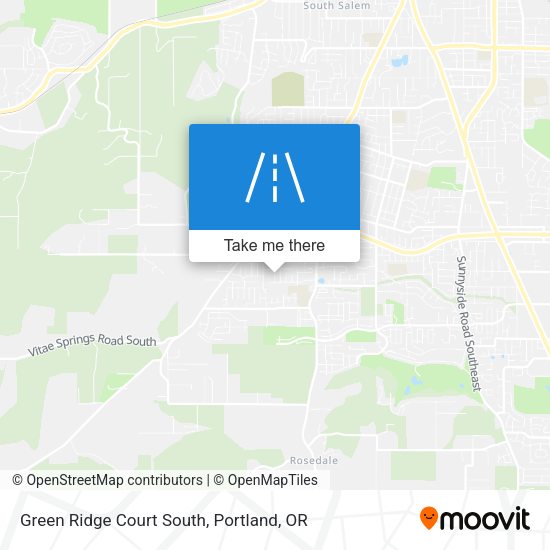 Green Ridge Court South map