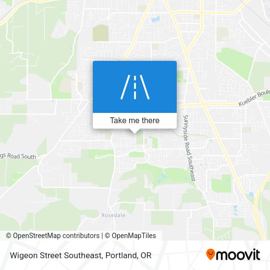 Wigeon Street Southeast map