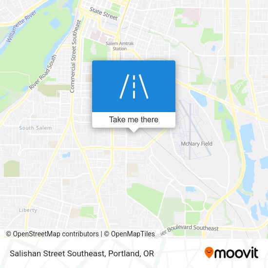Salishan Street Southeast map