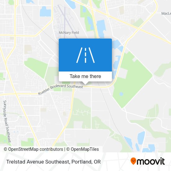 Mapa de Trelstad Avenue Southeast