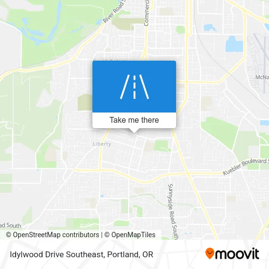 Idylwood Drive Southeast map