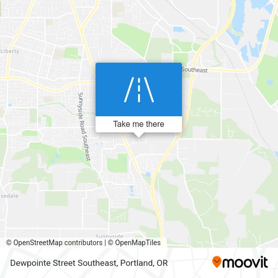 Mapa de Dewpointe Street Southeast