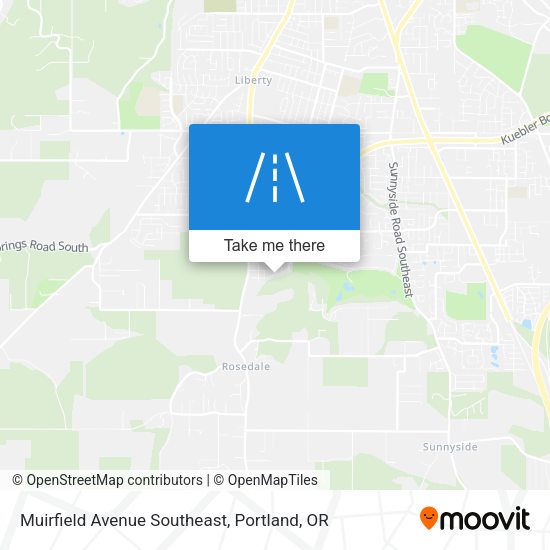 Mapa de Muirfield Avenue Southeast