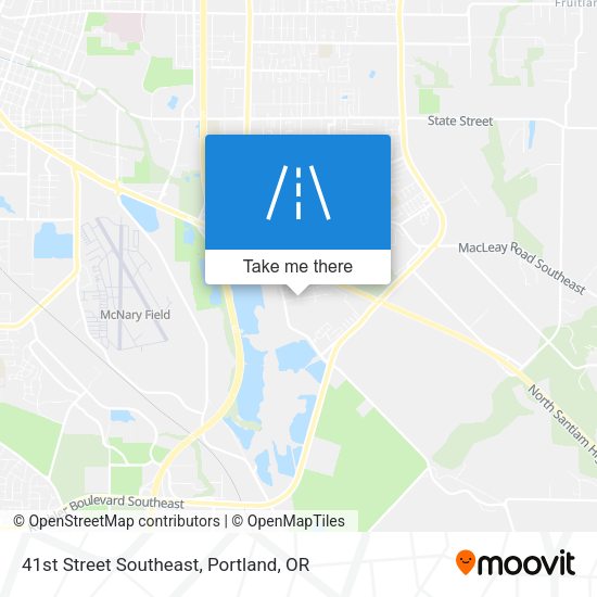 41st Street Southeast map