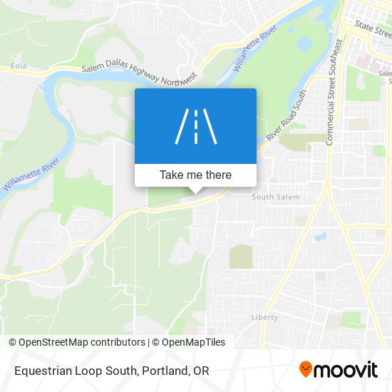 Equestrian Loop South map