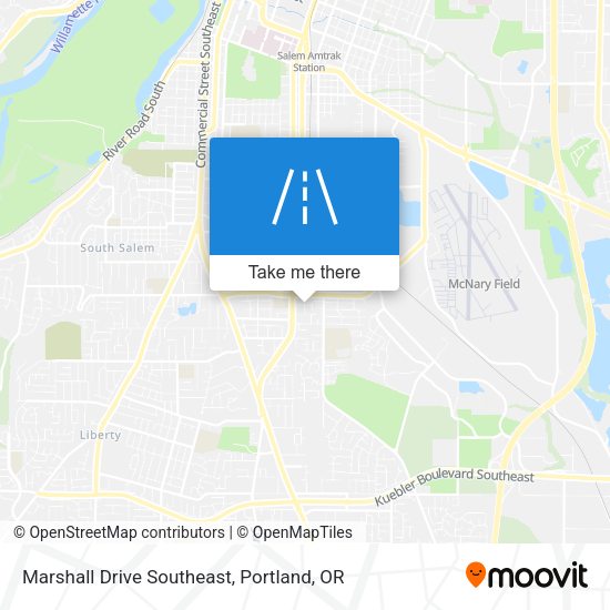 Marshall Drive Southeast map