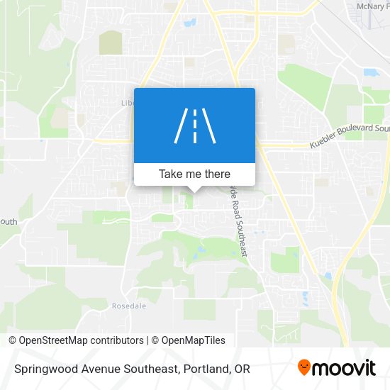 Mapa de Springwood Avenue Southeast