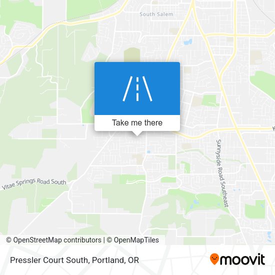 Mapa de Pressler Court South
