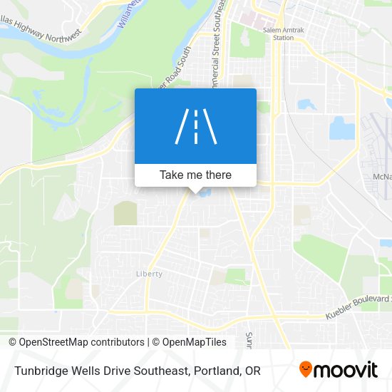Tunbridge Wells Drive Southeast map