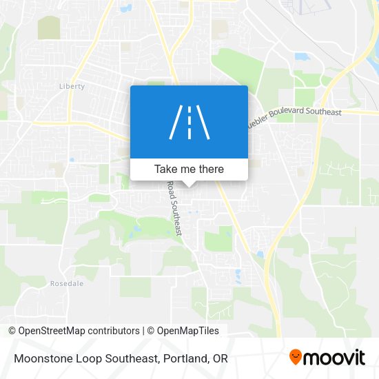 Moonstone Loop Southeast map