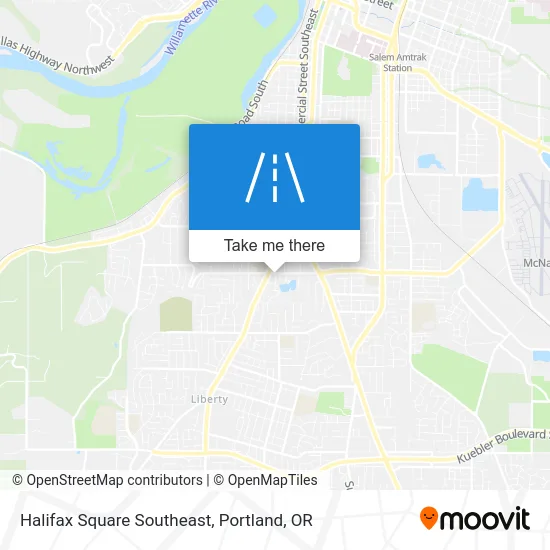 Halifax Square Southeast map