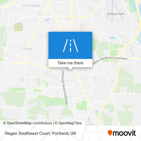 Regan Southeast Court map