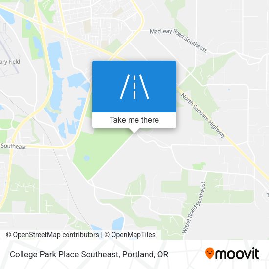 College Park Place Southeast map