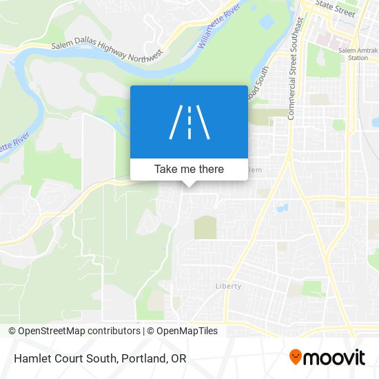 Mapa de Hamlet Court South