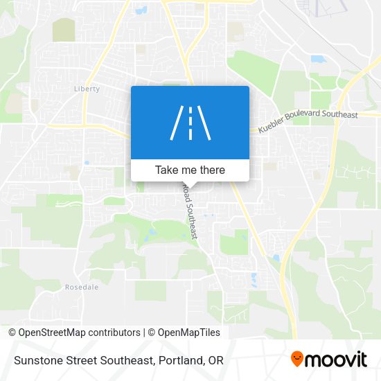 Mapa de Sunstone Street Southeast