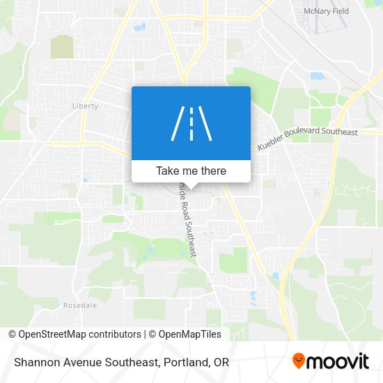 Shannon Avenue Southeast map