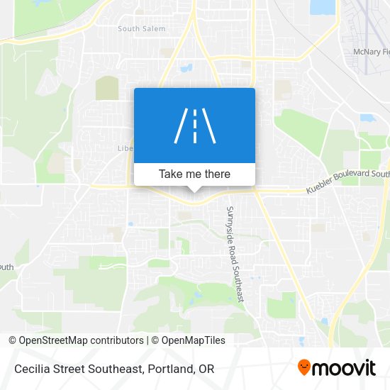 Mapa de Cecilia Street Southeast