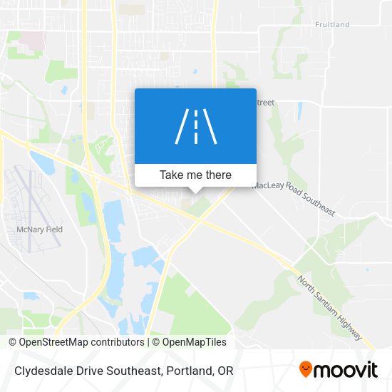 Clydesdale Drive Southeast map