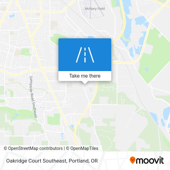 Oakridge Court Southeast map