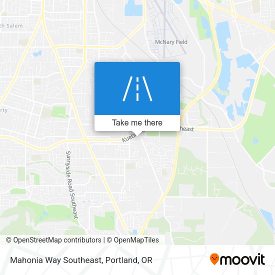 Mahonia Way Southeast map