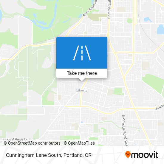 Mapa de Cunningham Lane South